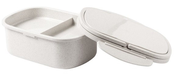 Konpel, kutija za ručak od plastike, bela