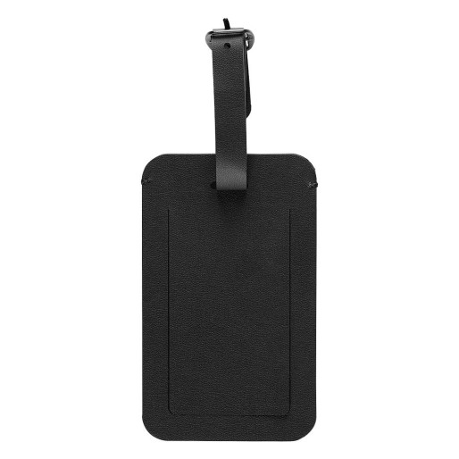 LUGGAGE FINDER, identifikaciona kartica za putnu torbu sa funkcijom lociranja, crni