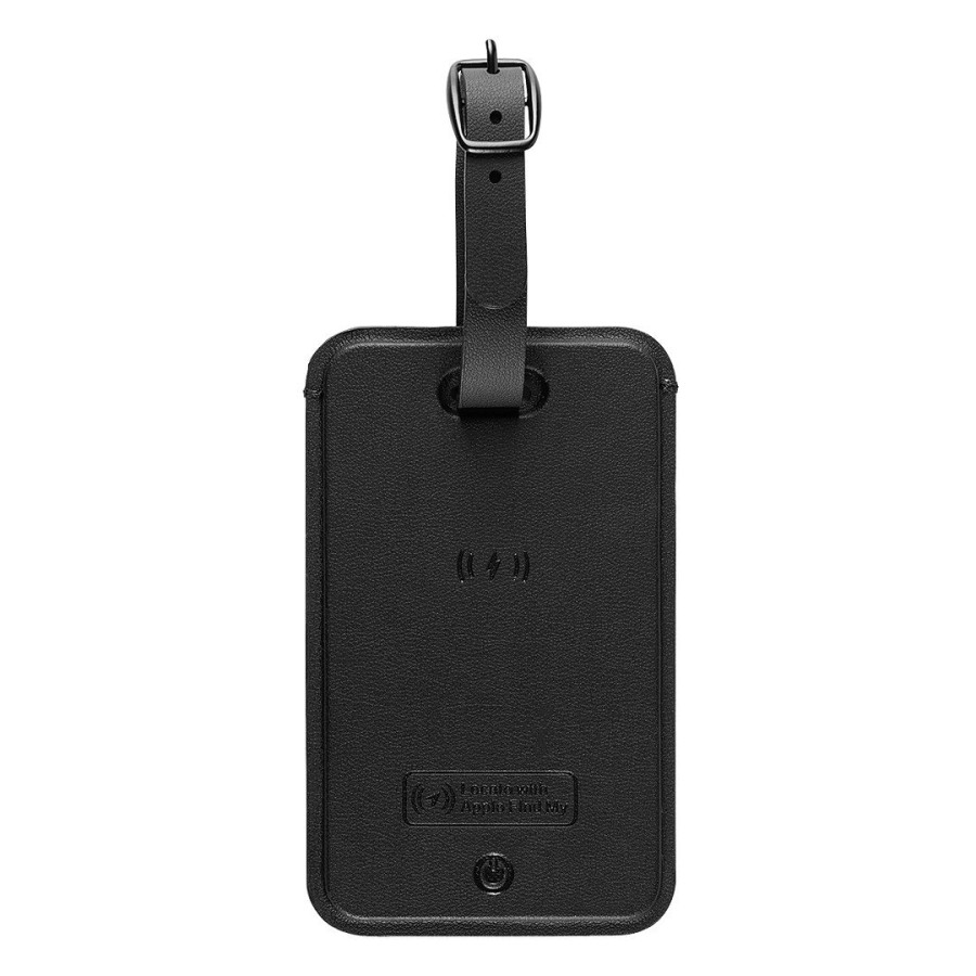 LUGGAGE FINDER, identifikaciona kartica za putnu torbu sa funkcijom lociranja, crni