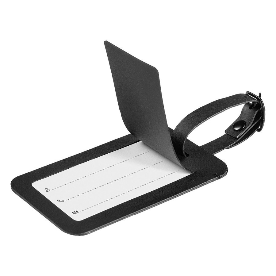 LUGGAGE FINDER, identifikaciona kartica za putnu torbu sa funkcijom lociranja, crni