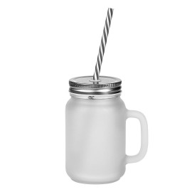 JAR SUBLI, staklena teglica za sublimaciju, 450 ml, transparentna