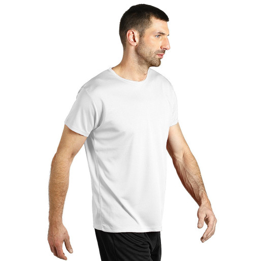 CROSSFIT, sports t-shirt, 100% polyester, white