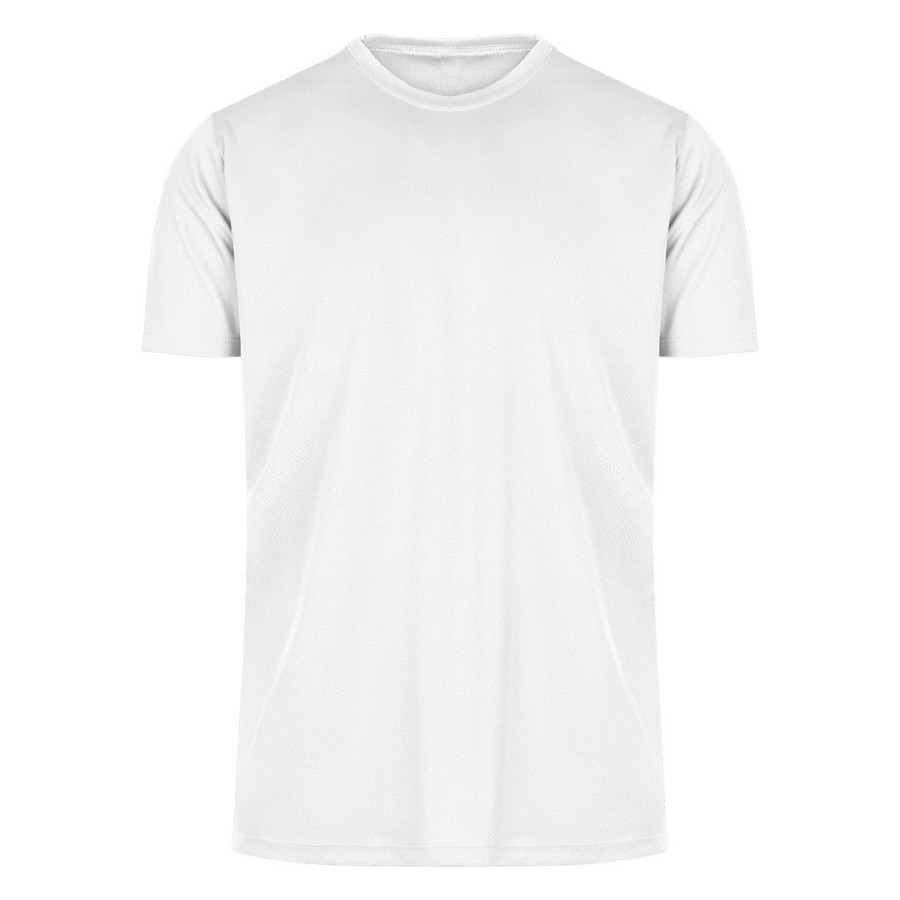 CROSSFIT, sports t-shirt, 100% polyester, white