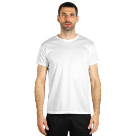 CROSSFIT, sports t-shirt, 100% polyester, white