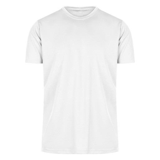 CROSSFIT, sports t-shirt, 100% polyester, white
