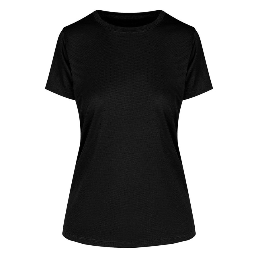 CROSSFIT LADY, ženska sportska majica kratkih rukava, 130 g/m2, crna