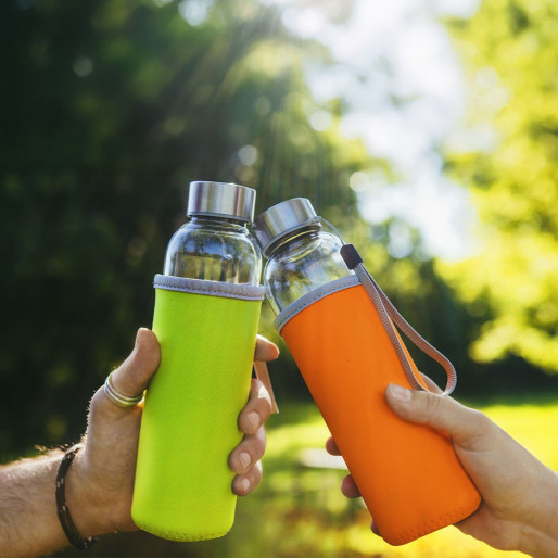 PRIMAVERA, sportska boca sa neopren navlakom, 500 ml, svetlo zelena
