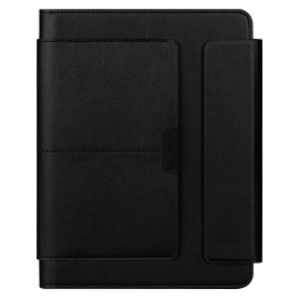 ALCANTARA, portfolio case with a5 notebook, black