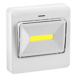 HERTZ, plastic self-standing flashlight, white