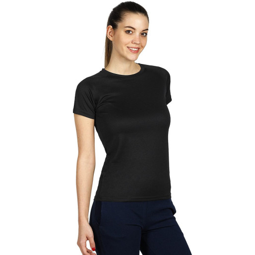 CROSSFIT LADY, women's t-shirt, 100% polyester, black