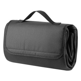 BLANKET SQUARE, vodootporno ćebence od brušenog polara, 180 g/m2, crno