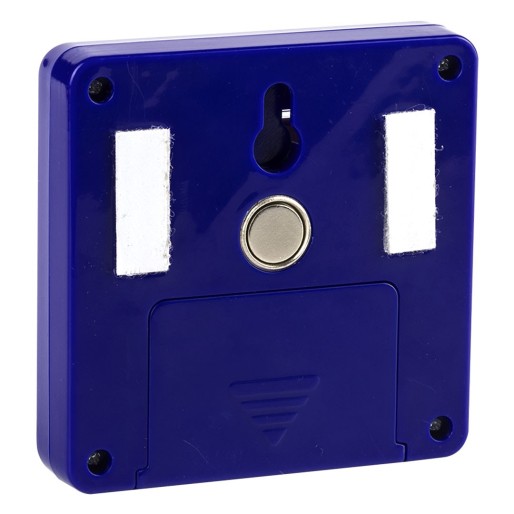 HERTZ, plastic self-standing flashlight, blue