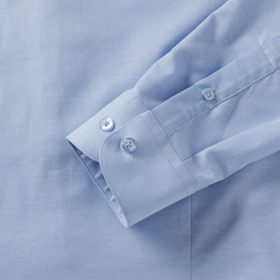 Russell Europe Muška Long Sleeve Tailored Button Down Oxford košulja, košulja dugih rukava
