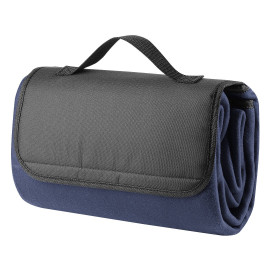 BLANKET SQUARE, vodootporno ćebence od brušenog polara, 180 g/m2, plavo