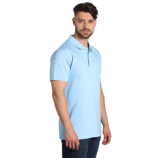 PREMIUM POLO, polo shirt, 180 g/m2, sky blue