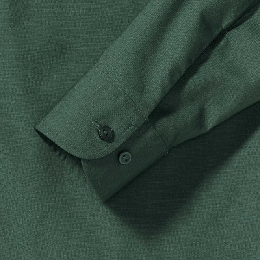 RUSSELL Women's Long Sleeved POLYCOTTON EASY CARE POPLIN Shirt