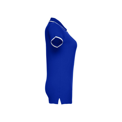 THC ROME WOMEN. Ženska slim polo majica , Rojal plava/bela