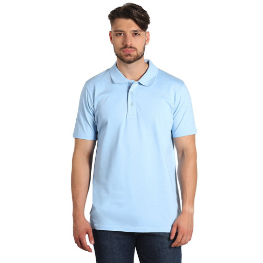PREMIUM POLO, polo shirt, 180 g/m2, sky blue