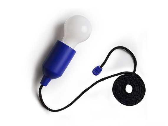 IDEA, lampa u obliku sijalice, plava