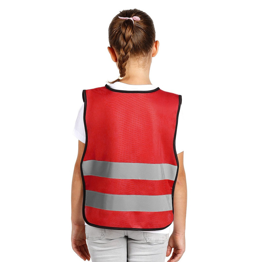 GLOW COLOR KID, dečji prsluk, crveni