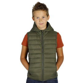 LIBERTY HOOD VEST KID, dečji prsluk sa kapuljačom, maslinasti