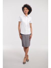 RUSSELL women's short sleeve shirt HERRINGBONE