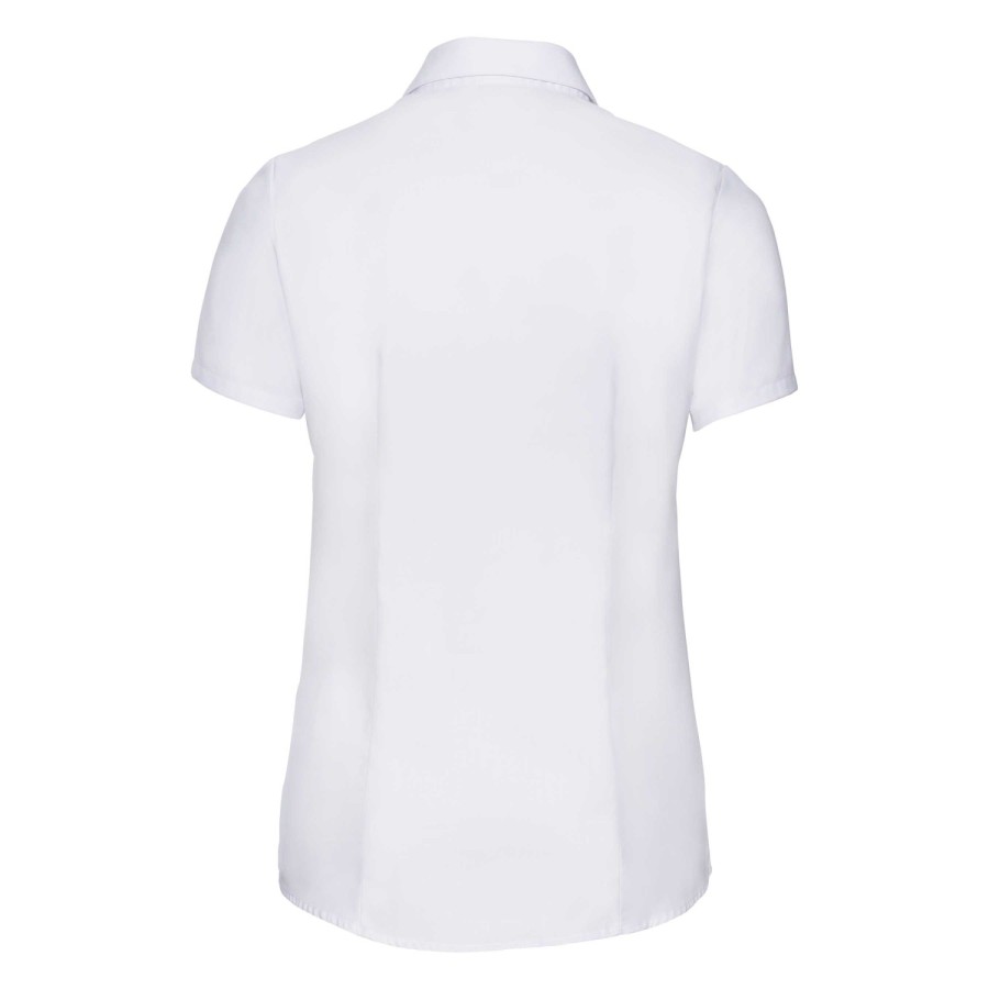 RUSSELL women's short sleeve shirt HERRINGBONE
