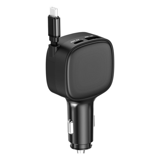 HAMILTON, car charger for mobile devices, black