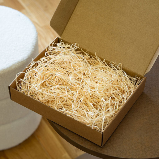 WOOL 5, wood wool for product packing, beige