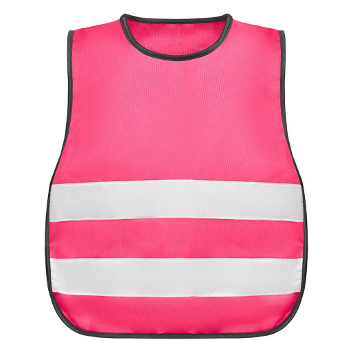 GLOW COLOR KID, kid's vest, neon pink