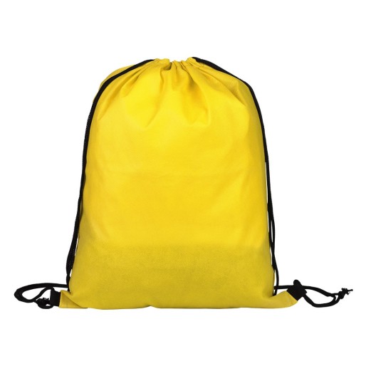 SNEAKERS, biodegradable drawstring bag, yellow