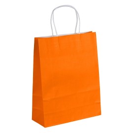 LEXA, paper bag, orange