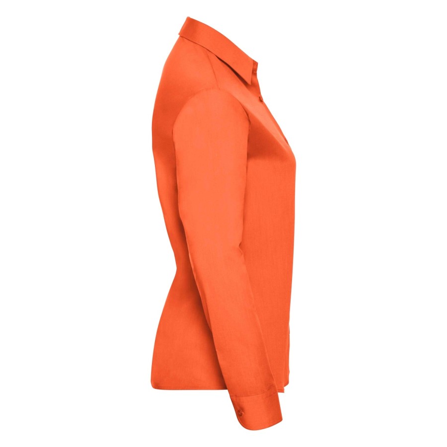 RUSSELL ženka košulja strukirana sa dugim rukavima POLYCOTTON EASY CARE POPLIN