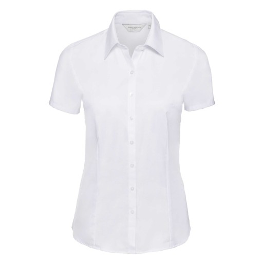 RUSSELL women's short sleeve shirt HERRINGBONE