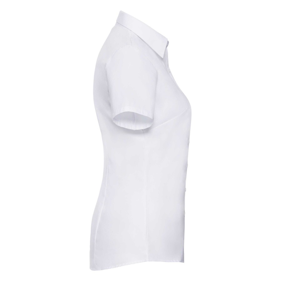 RUSSELL women's short sleeve shirt HERRINGBONE