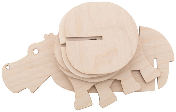Noah podmetač set, hippo
