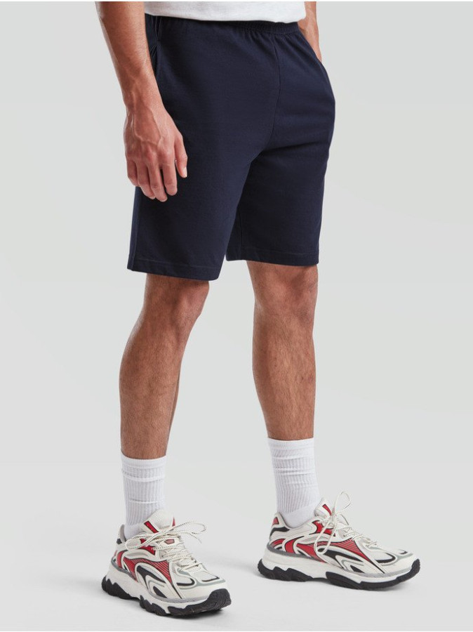 Fruit of the loom,ICONIC 195 JERSEY SHORTS tamno teget M