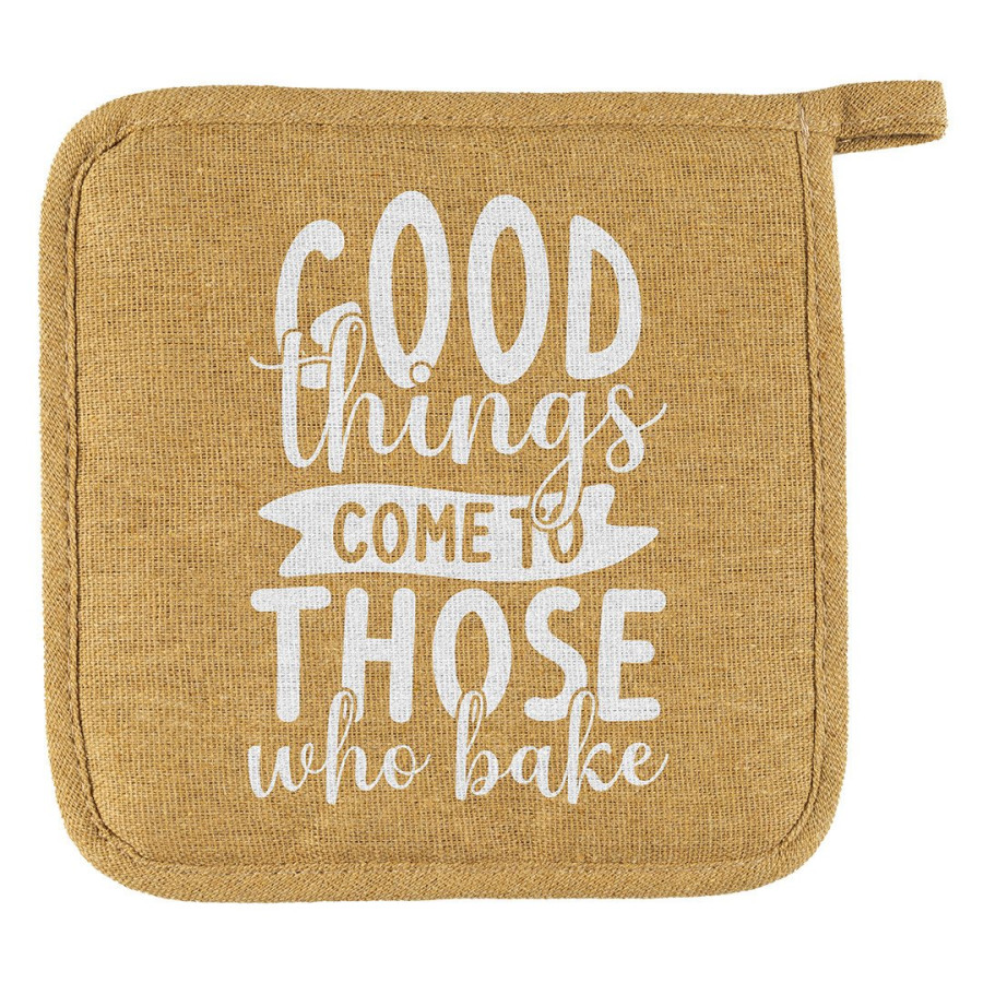 MUFFIN PAD, potholder, light brown