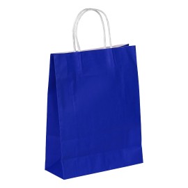 LEXA, paper bag, royal blue