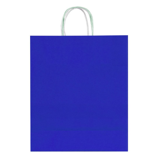 LEXA, paper bag, royal blue