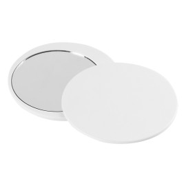 LULU, plastic mirror, white