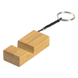 KEEPER, bamboo key holder and phone stand, beige