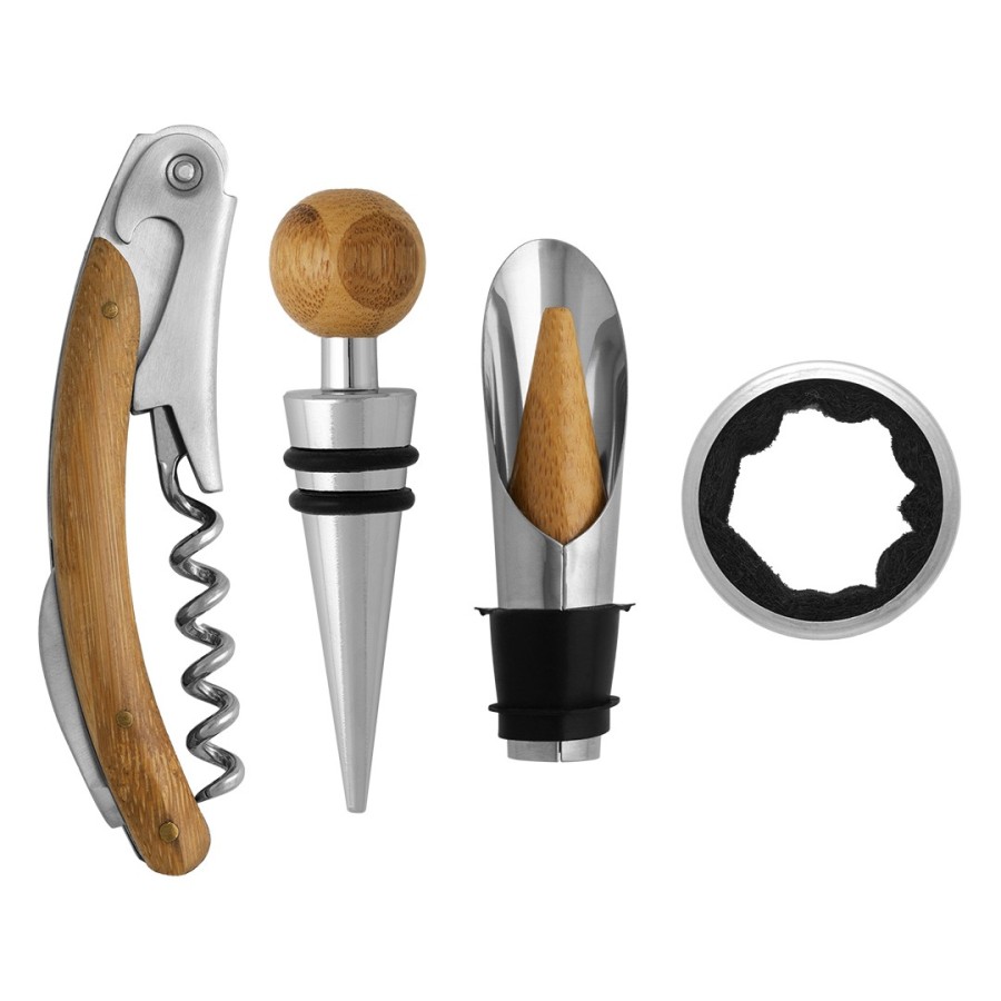 BRUNELLO, wine set, 5/1, beige