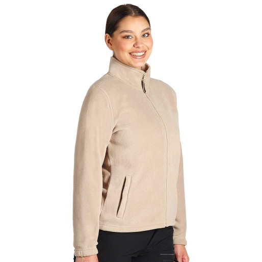 POLARIS LADY, women's polar fleece jacket/sweatshirt, 280 g/m2, beige