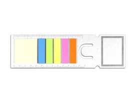 SCALA, cardboard page marker, with stickers, white