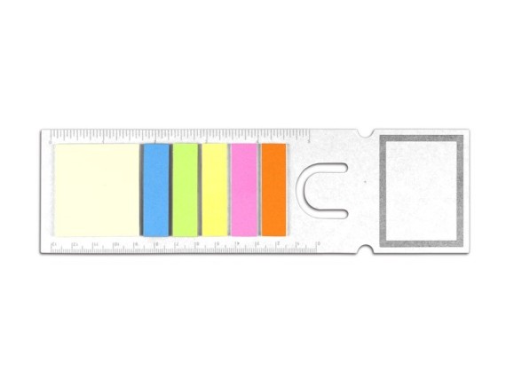 SCALA, cardboard page marker, with stickers, white