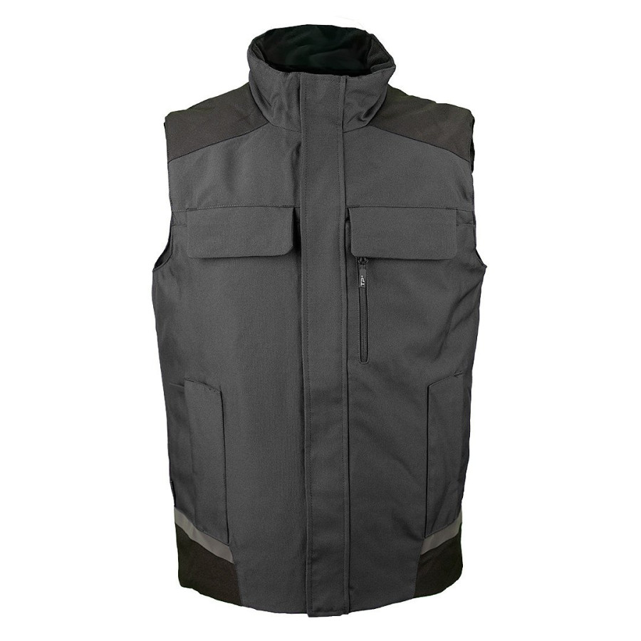 GRANIT VEST, radni prsluk, tamno sivi
