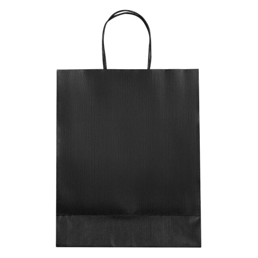 COCO, papirna  kesa sa podvijenim vrhom, crna