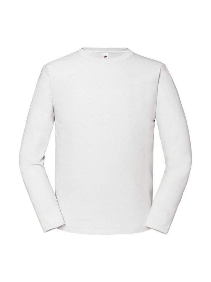 Fruit of the loom, ICONIC 195 RINGSPUN PREMIUM LONG SLEEVE T dukseica, bela XS