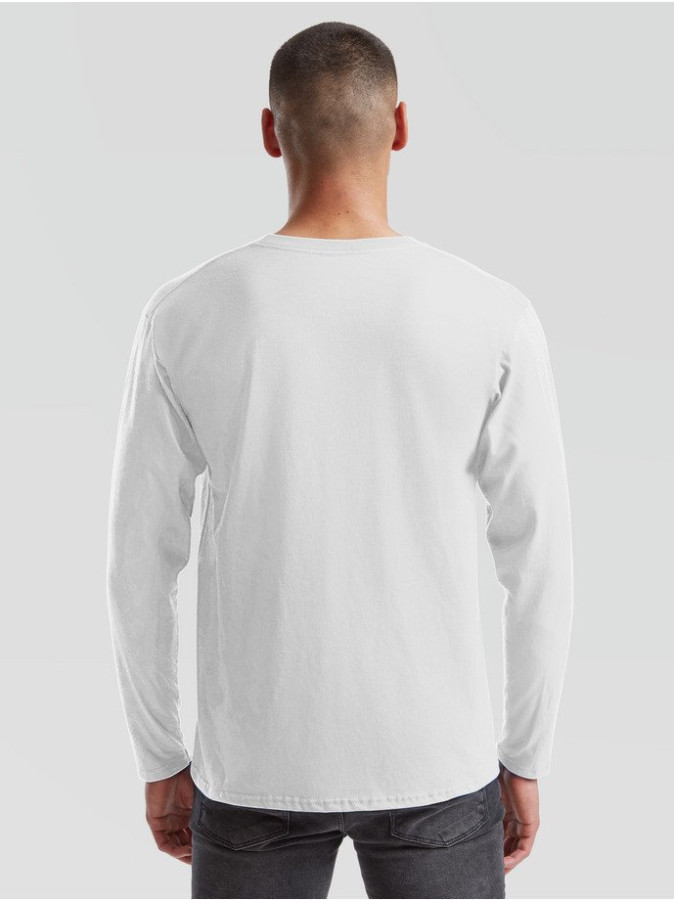 Fruit of the loom, ICONIC 195 RINGSPUN PREMIUM LONG SLEEVE T dukseica, bela XS